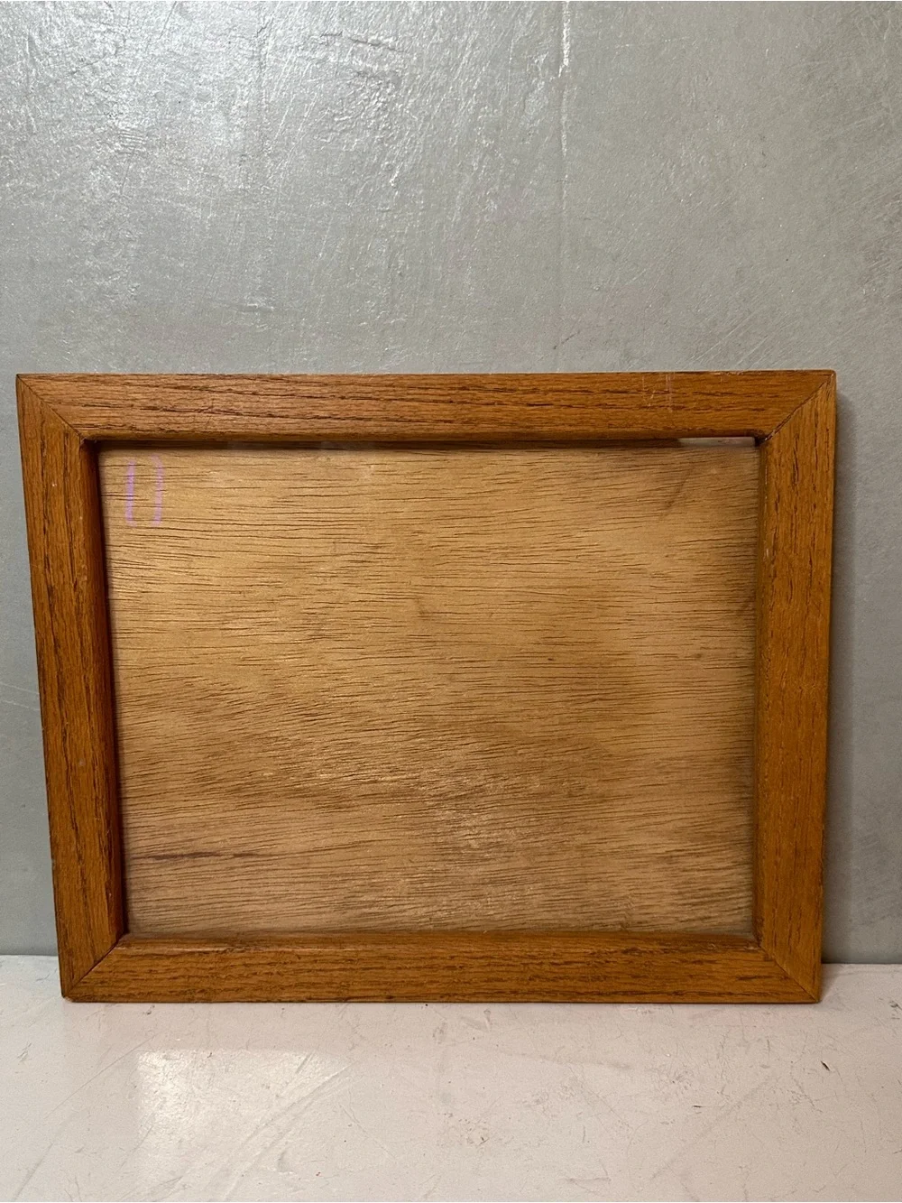 VINTAGE ARTS AND CRAFTS SOLID WOOD PICTURE FRAME FITS 8X10